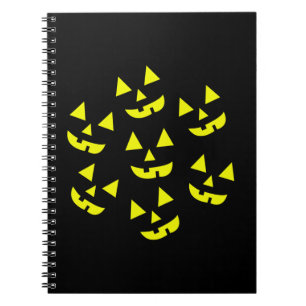 Carnet Citrouille d'Halloween Jack O' Lantern
