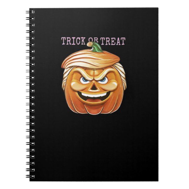 Carnet Citrouille Donald, Funny Halloween Classic effraya (Devant)