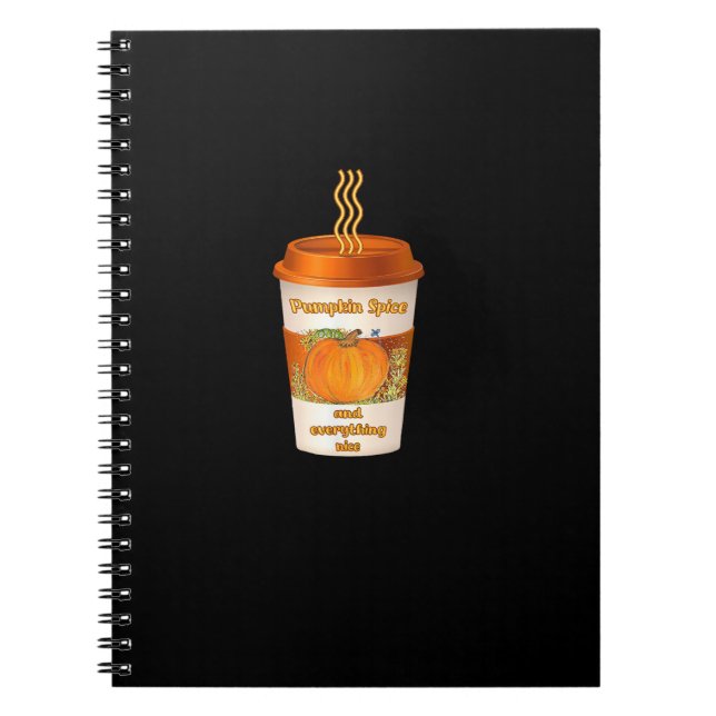 Carnet Citrouille épice & Tout Nice Chute Couleur Chaussu (Devant)