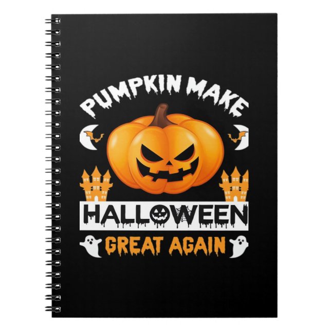 Carnet Citrouille Rendre Halloween grand à nouveau (Devant)