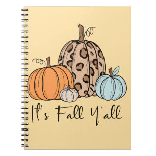 Carnet Citrouille tendance d'automne Citation “C'est l'