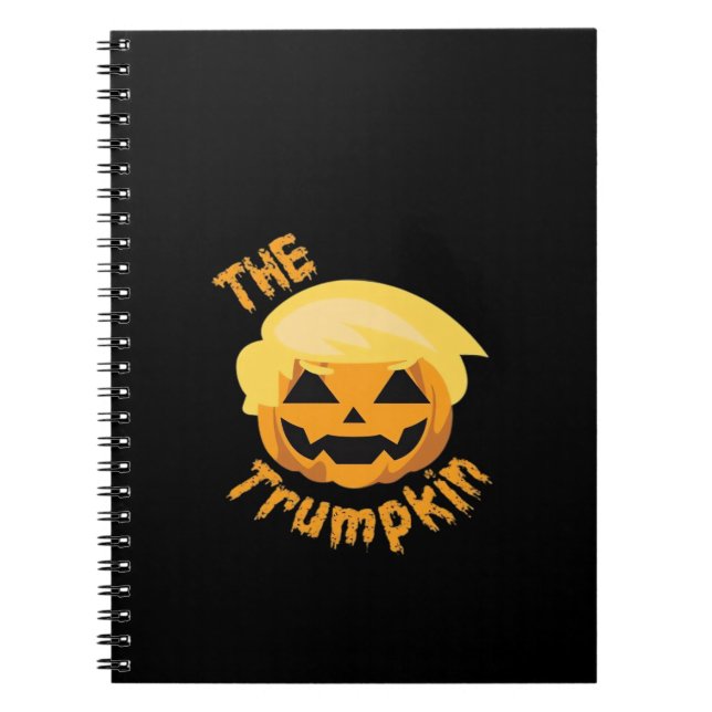 Carnet Citrouille Trumpkin Halloween Design - Costume Slo (Devant)