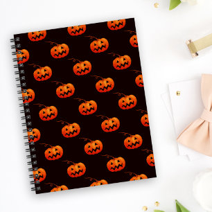 Carnet Citrouilles d'Halloween, Citrouilles Orange Farce
