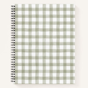 Carnet Clair Silver Vert Anglais Contrôle Pays Plaid