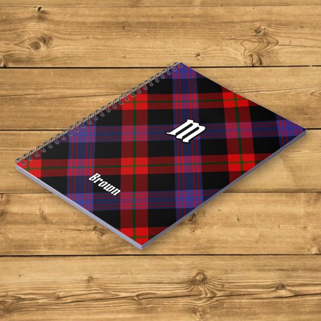 Carnet Clan Brown Tartan (Créateur téléchargé)