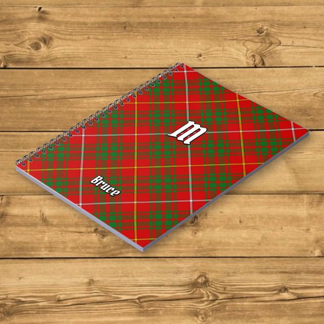 Carnet Clan Bruce Tartan (Créateur téléchargé)