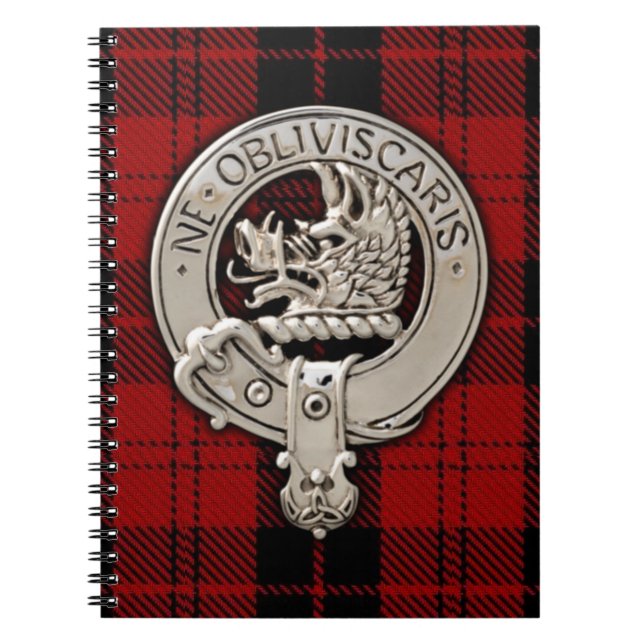 Carnet Clan Campbell Crest & Armaddie Tartan (Devant)