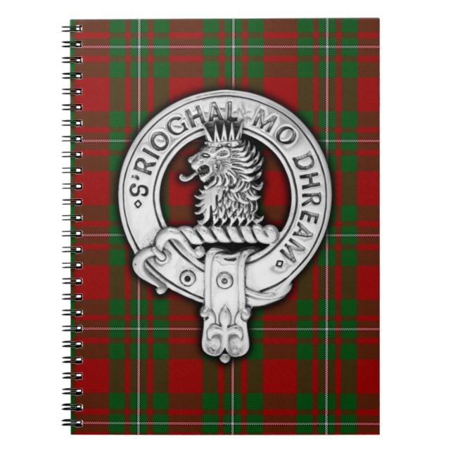 Carnet Clan MacGregor Crest & Tartan (Devant)