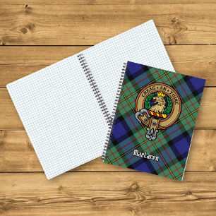 Carnet Clan MacLaren Crest sur Tartan