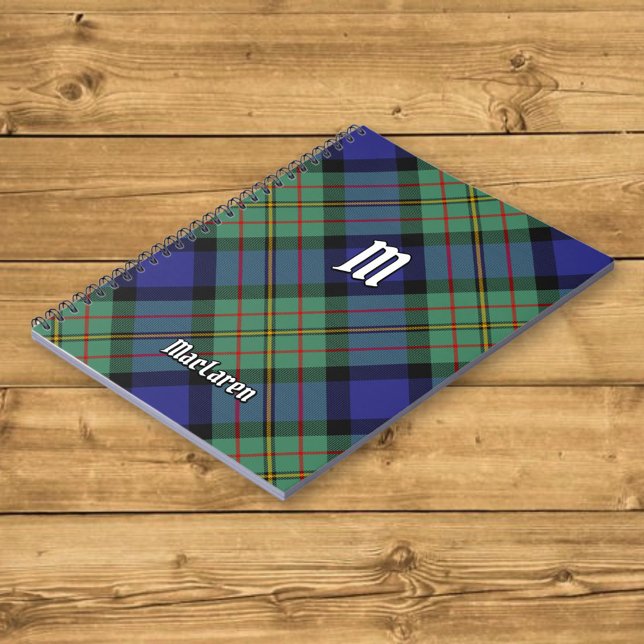 Carnet Clan MacLaren Tartan (Créateur téléchargé)