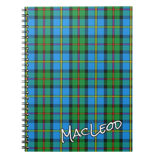 Carnet Clan MacLeod de Harris Tartan (Devant)