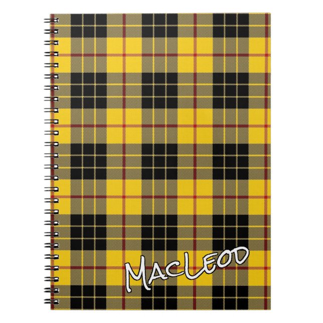 Carnet Clan MacLeod de Lewis Tartan (Devant)