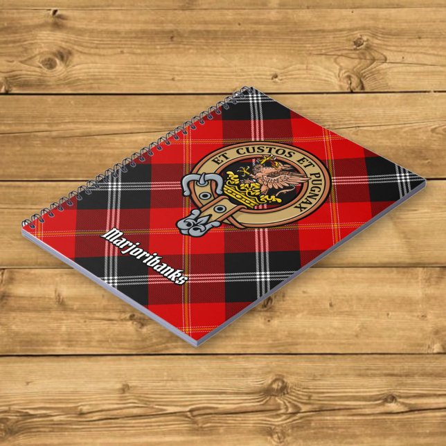 Carnet Clan Marjoribanks crête sur Tartan (Créateur téléchargé)