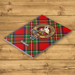 Carnet Clan Stewart Crest sur Royal Tartan