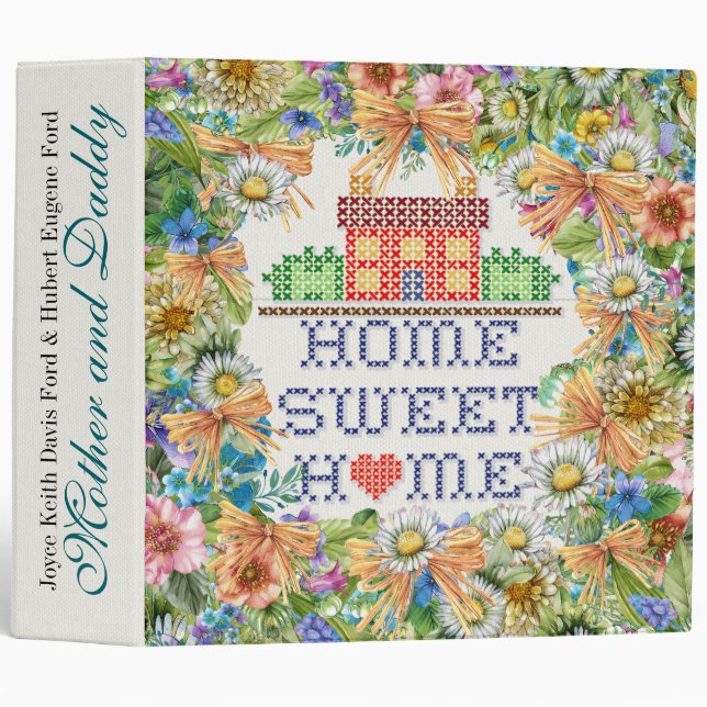 Carnet Classeur de bénédiction irlandais pour mes  (Devant/Côté)