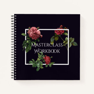 Carnet Classeur de classe avec Roses Vintages