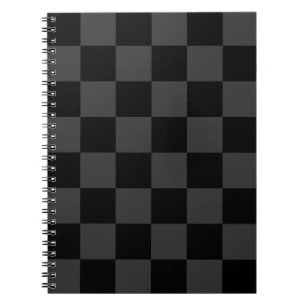 Carnet Classic moderne noir & fumée noir tableau de bord 