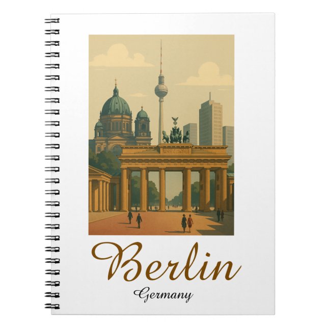 Carnet Classic Vintage Berlin Allemagne (Devant)