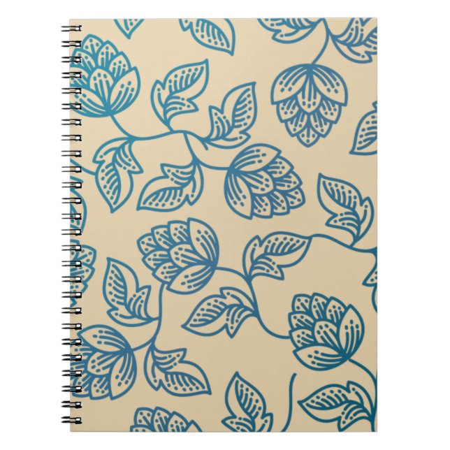 Carnet Classic Vintage Hop Leaves Pattern (Devant)