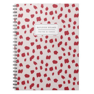Carnet classique de Dalmatie rouge