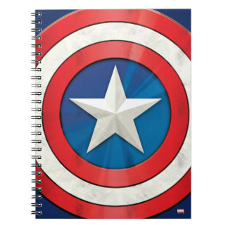 Carnet Classiques Avengers | Bouclier brossé de Captain A