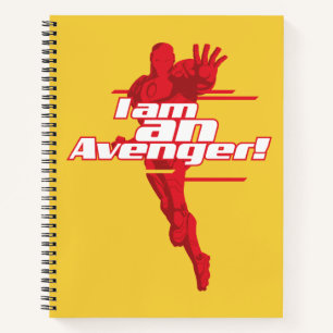 Carnet Classiques Avengers Iron Man "Je Suis" Graphique