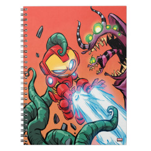 Carnet Classiques Avengers   Mini Iron Man attaquant un m
