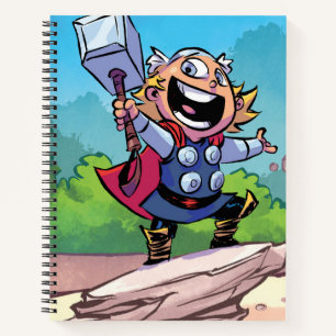 Carnet Classiques Avengers   Mini Thor avec Mjolnir