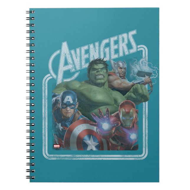 Carnet Classiques des Avengers | Art Rétro des Avengers (Devant)