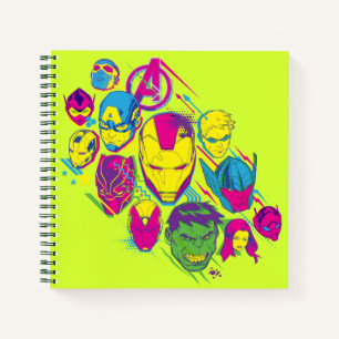 Carnet Classiques des Avengers   Visages Néon de l'Avenge