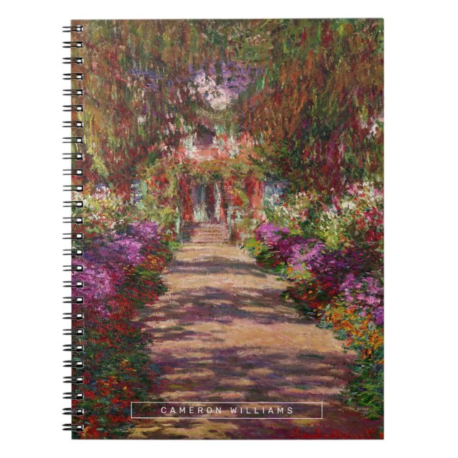 Carnet Claude Monet | A Pathway à Monet's Garden (Devant)