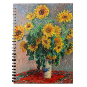 Carnet Claude Monet - Bouquet de tournesols
