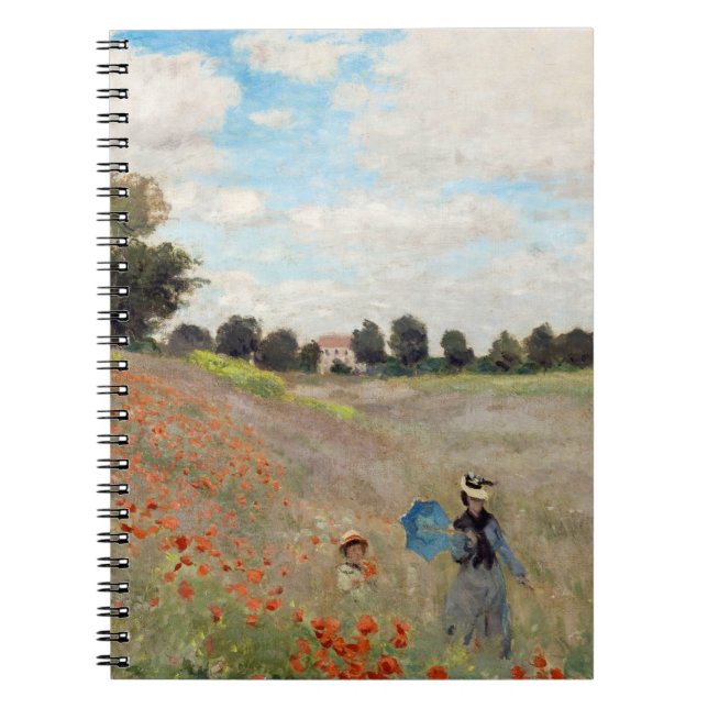 Carnet Claude Monet - Champ de pavot (Devant)