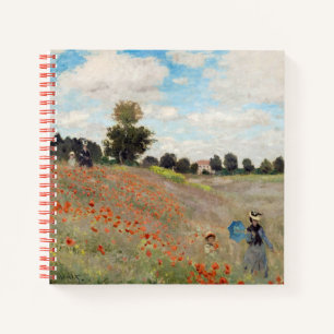 Carnet Claude Monet - Champ de pavot