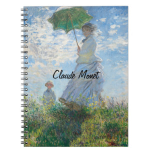 Carnet Claude Monet Femme avec parasol, Madame Monet