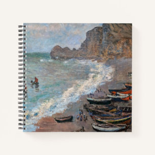 Carnet Claude Monet - La plage d'Etretat