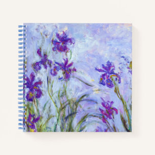 Carnet Claude Monet - Lilac Irises / Iris Mauves