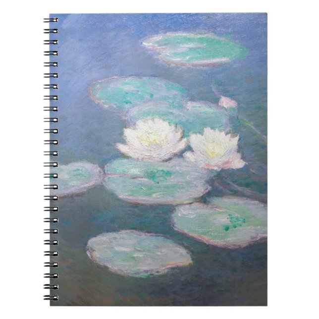 Carnet Claude Monet - Lys à eau, effet du soir (Devant)