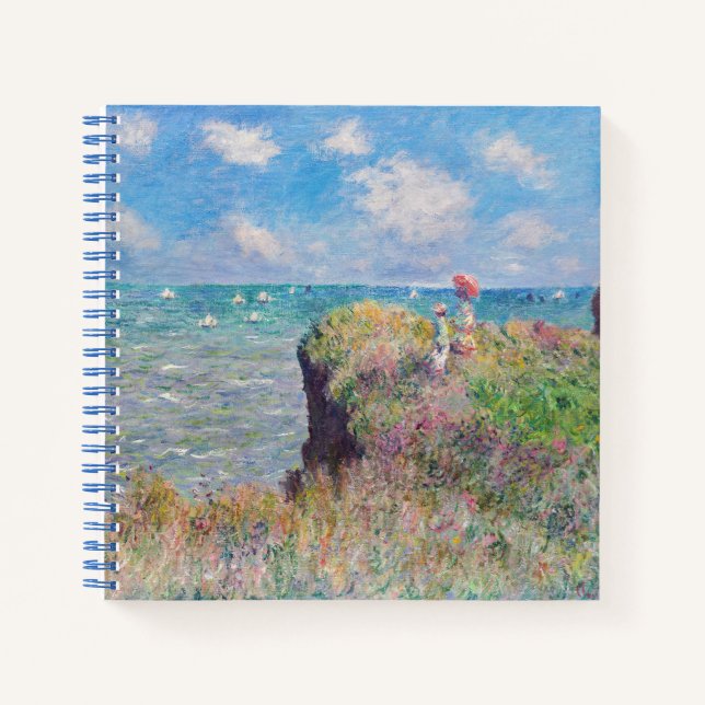Carnet Claude Monet - Promenade Cliff à Pourville (Devant)