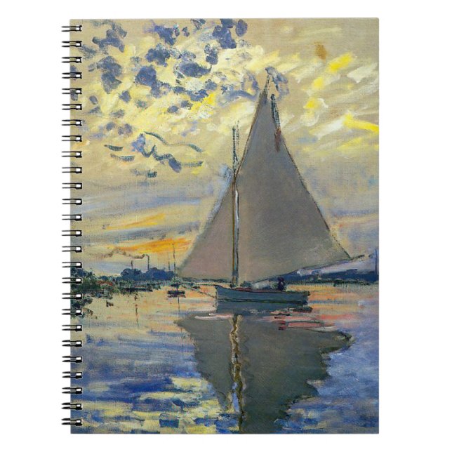 Carnet Claude Monet - Voilier au Petit-Gennevilliers (Devant)