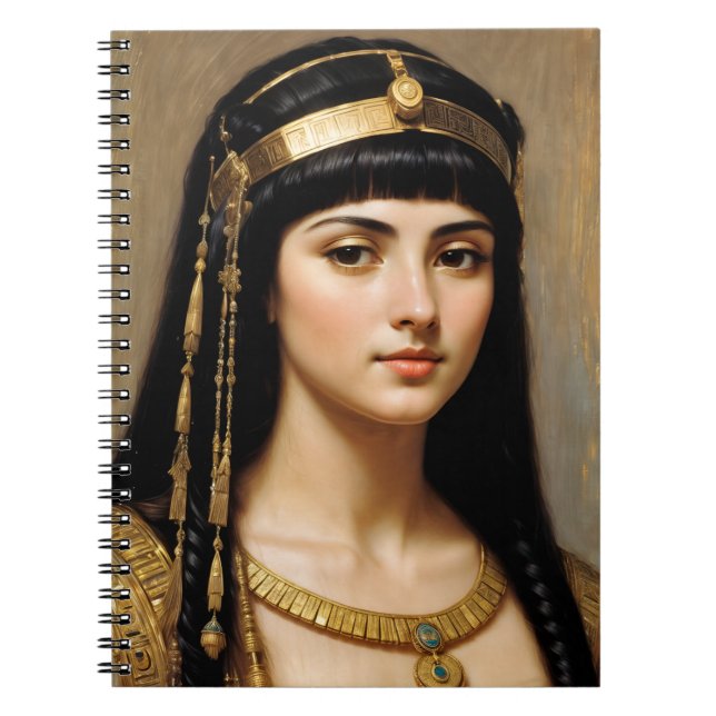 Carnet Cleopatra Egyptian Queen Art (Devant)