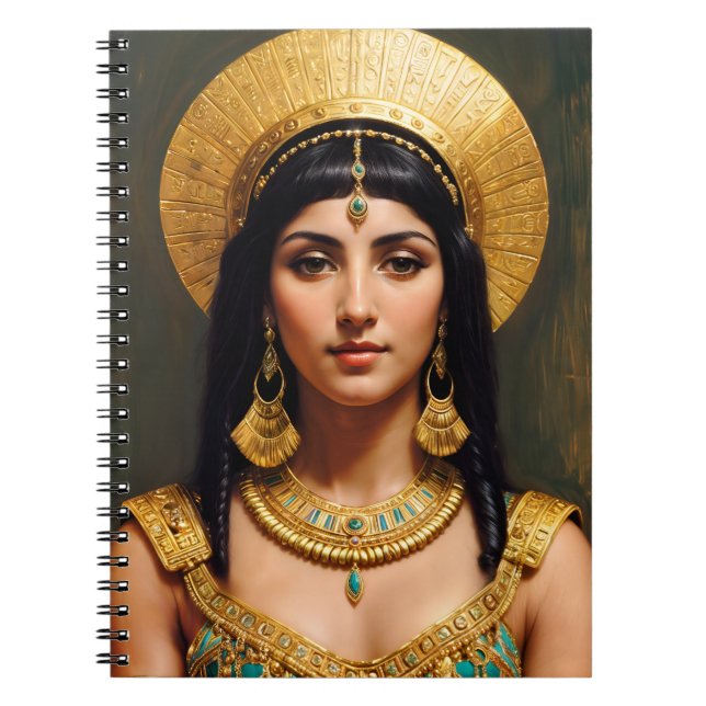 Carnet Cleopatra Egyptian Queen Pharaoh Art (Devant)