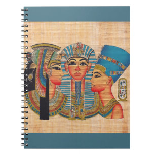 Carnet CLEOPATRA Egyptian Queen Style Vintage