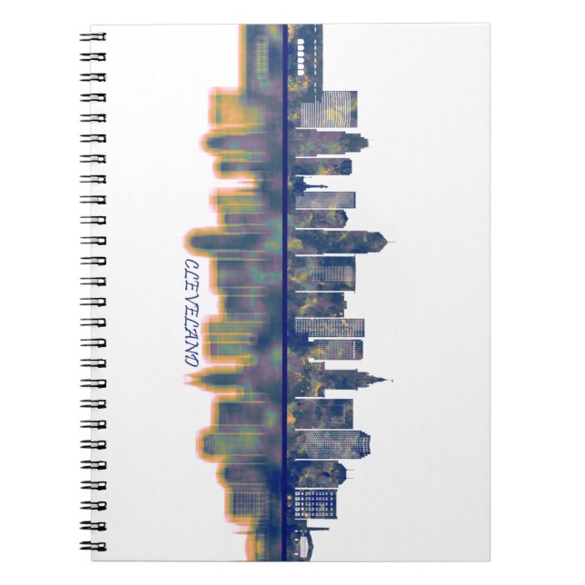 Carnet Cleveland Skyline (Devant)