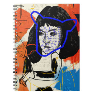 Carnet Clone abstrait orphelin du noir Mk - projet Léda