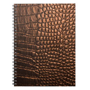 Carnet Closeup : crocodile texture cuir.