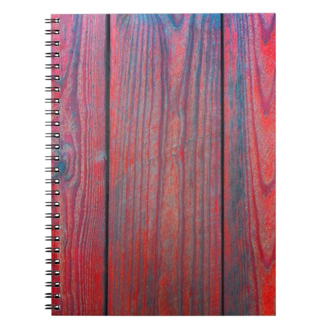 Carnet Closeup de vieilles planches de bois texture backg (Devant)