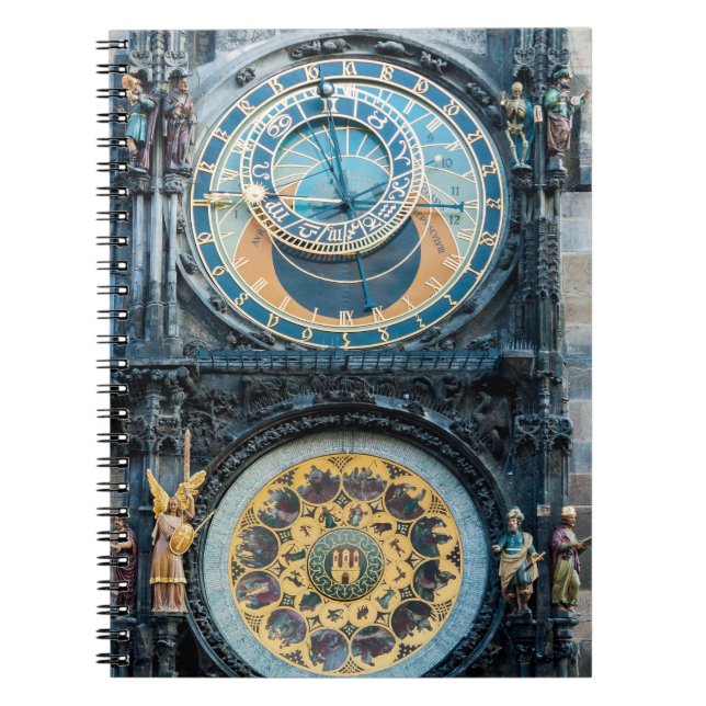 Carnet Closeup sur l'horloge astronomique de Prague (Devant)
