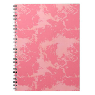 Carnet Cloud marbré rose abstrait