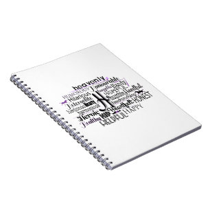 Carnet Cloud Word Adjectif commençant par la lettre H